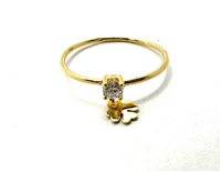 Anello Domar Donna Anello oro 9k in Oro Zircone ANOR-206-280